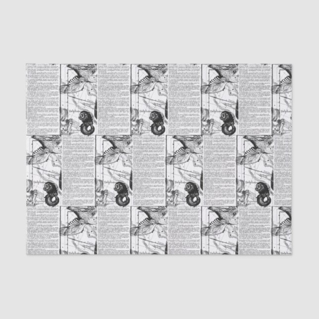 Vintage Constellation Astronomy Tissue Paper (Front)