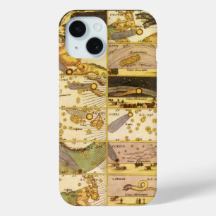 Vintage Constellations, Antique Astronomy & Stars iPhone 15 Case