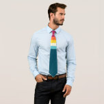 Vintage Contrast Tie<br><div class="desc">Vintage contrast stripes background. Summer retro style surf stripe pattern.</div>