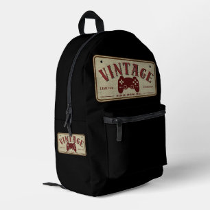 Vintage Controller Limited Edition Original Parts Printed Backpack