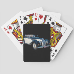 Vintage Convertible Automobile Trans Playing Cards