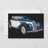 Vintage Convertible Automobile Trans