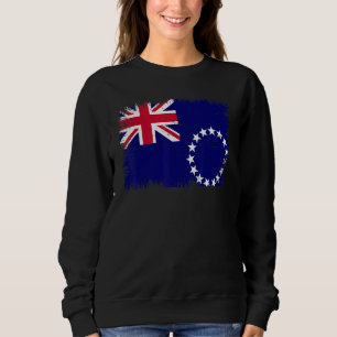 Vintage Cook Islands Flag Cook Island Independence Sweatshirt
