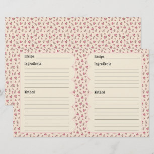 Vintage Cook Recipes Stationery