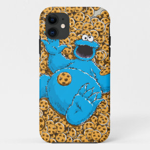 Vintage Cookie Monster and Cookies iPhone 11 Case