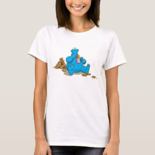 Vintage Cookie Monster Eating Cookies T-Shirt
