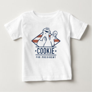 Vintage Cookie Monster for President Baby T-Shirt