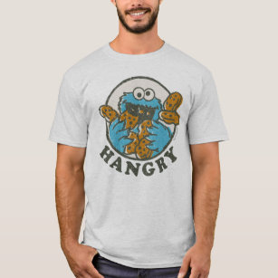 Vintage Cookie Monster   Hangry T-Shirt