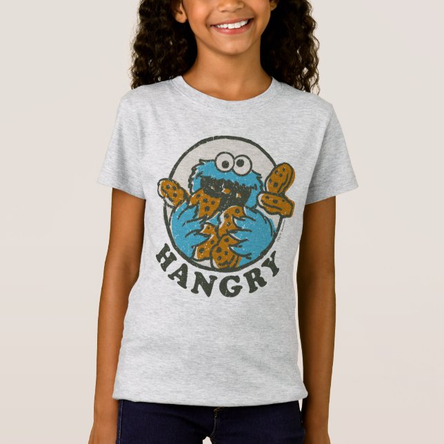 Vintage Cookie Monster | Hangry T-Shirt (Front)
