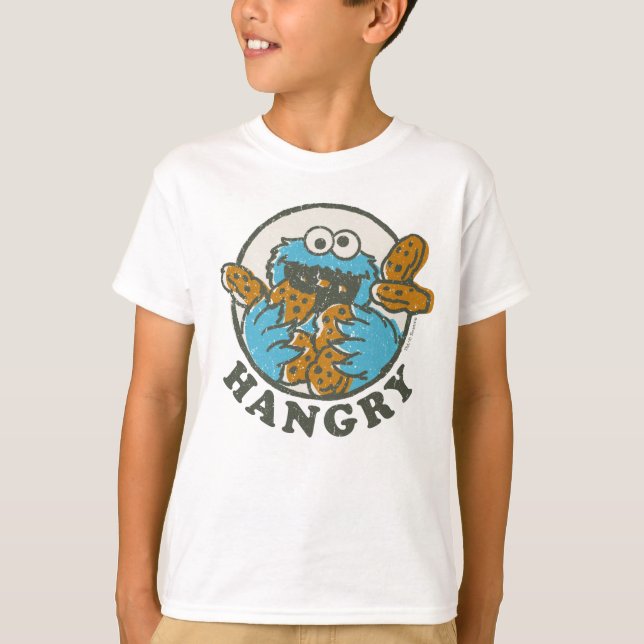 Vintage Cookie Monster | Hangry T-Shirt (Front)