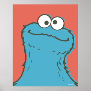Vintage Cookie Monster Poster