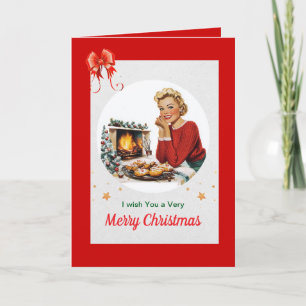 Vintage Cookies Christmas card
