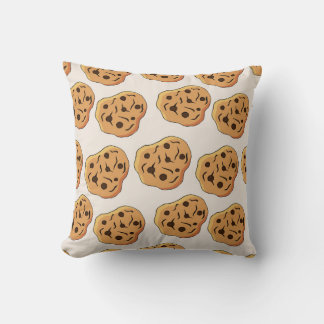 Vintage cookies seamless pattern. hand drawn illus cushion
