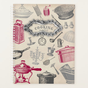 Vintage Cooking Supplies Planner