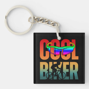 Vintage Cool Biker Key Ring