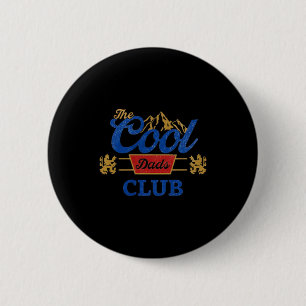 Vintage Cool Dads Club Funny Dad Fathers Day 6 Cm Round Badge