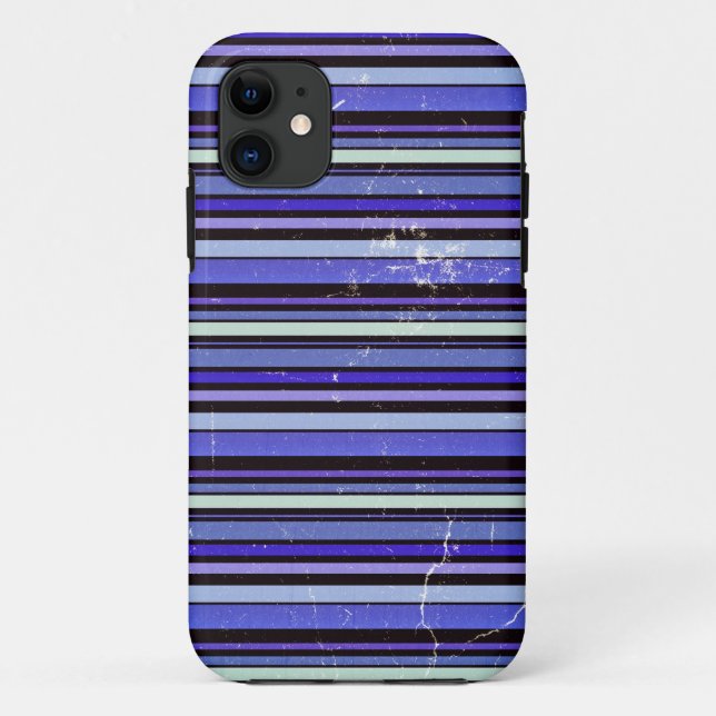 Vintage Cool Stripes Abstract Case-Mate iPhone Case (Back)