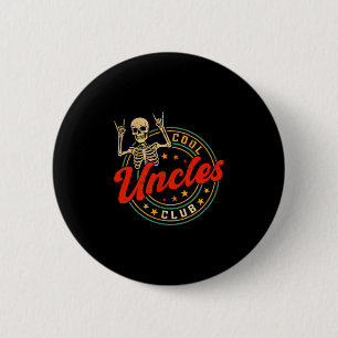 Vintage Cool Uncles Club Retro Funny New Uncle Men 6 Cm Round Badge