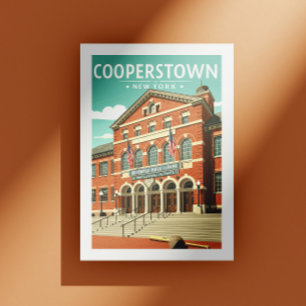 Vintage Cooperstown New York Postcard