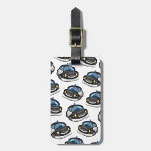vintage Cop Car Luggage Tag
