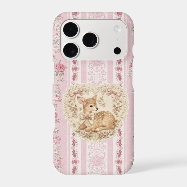 Vintage Coquette Cute Baby Deer  (Back)