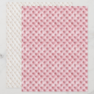 Vintage Coquette Pink Diamond Scrapbook Paper