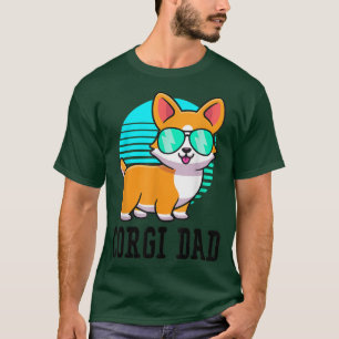 Vintage Corgi Dad Retro Cute Corgi for Mens T-Shir T-Shirt