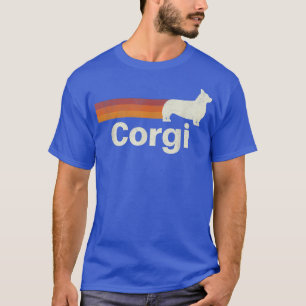 Vintage Corgi Retro Mum Dad Dog T-Shirt