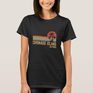 Vintage Coronado Island California Palm Trees CA R T-Shirt