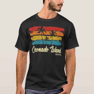 Vintage Coronado Island California Palm Trees CA R T-Shirt