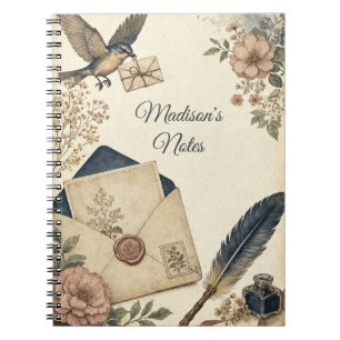Vintage Correspondence Watercolor Notebook