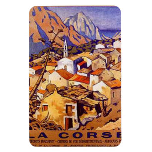 Vintage Corsica, France - Magnet