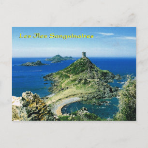 Vintage Corsica, les Iles Sanguinaires Postcard