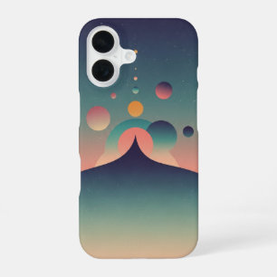 Vintage Cosmic Horizon iPhone 16 Case