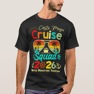Vintage Costa-maya Cruise Squad 2026 Cruising Ship T-Shirt
