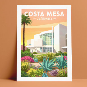 Vintage Costa Mesa California Postcard