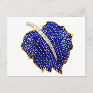 Vintage Costume Jewellery Rhinestones Diamonds Postcard