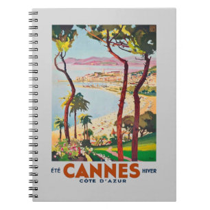 Vintage Cote D'Azur Cannes Notebook