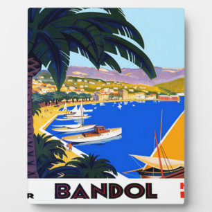 Vintage Cote D'Azur Travel Plaque