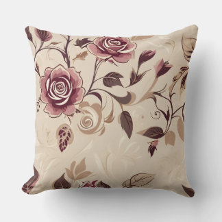 Vintage Cottage Floral Cushion