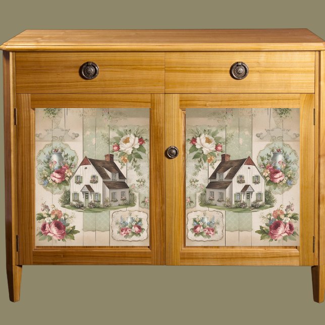 Vintage Cottage Floral Decoupage Tissue Paper (Creator Uploaded)