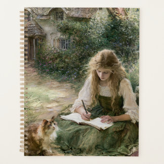 Vintage Cottage Garden Journal Notebook Planner