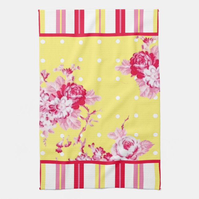 Vintage Cottage Kitchen Towel (Vertical)