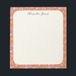 Vintage Cottagecore Boho Ditsy Floral Personalized Notepad<br><div class="desc">Vintage Cottagecore Boho Ditsy Floral Personalized Notepad</div>