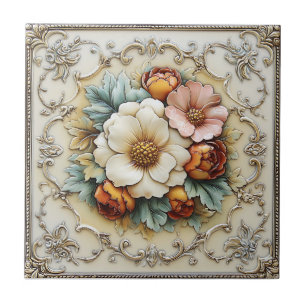 Vintage Cottagecore Farmhouse Decorative Unique Tile