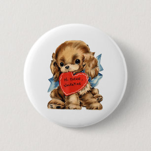 Vintage Cottagecore Retro Valentine Shop Uni Kids 6 Cm Round Badge