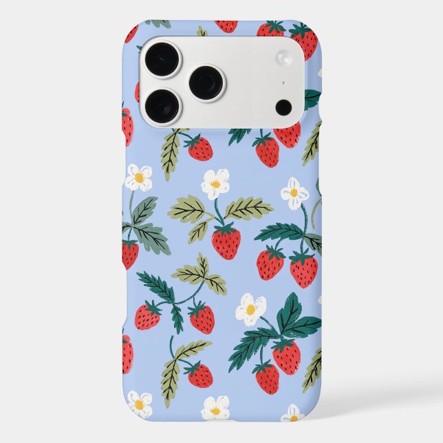 Vintage Cottagecore Strawberry Pattern (Back)