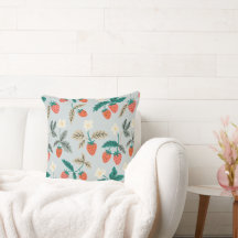 Vintage Cottagecore Strawberry Pattern