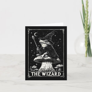 Vintage Cottagecore The Wizard Frog Tarot Card Dar