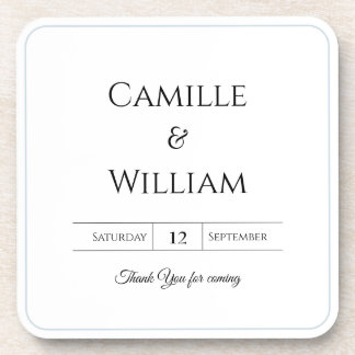 Vintage Cottagecore Wedding Table Coaster